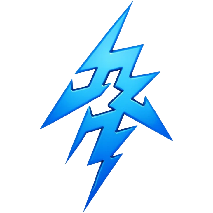 cyberpunk lightning emoji