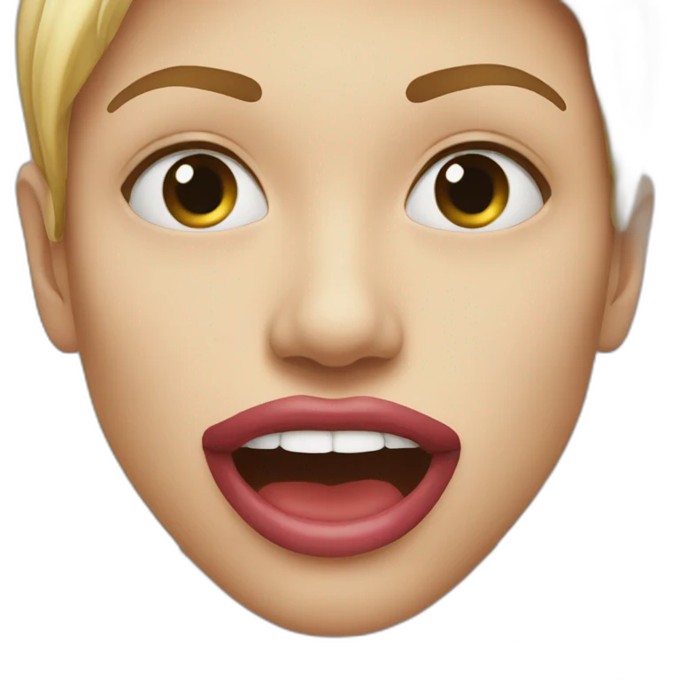 biting lip emoji