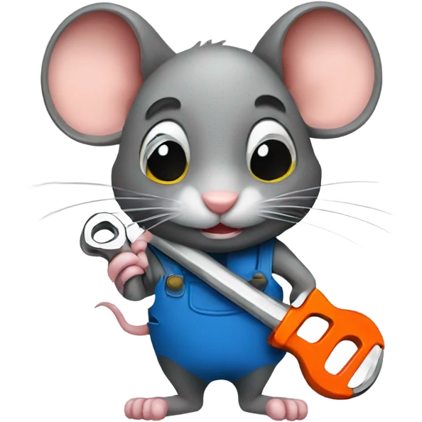 rat with a wrench  emoji