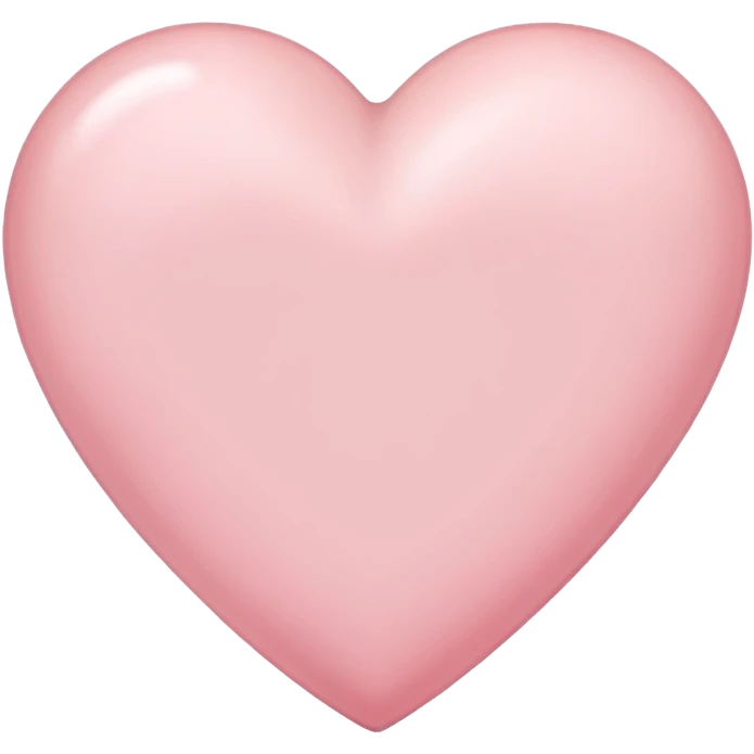 light pink heart emoji