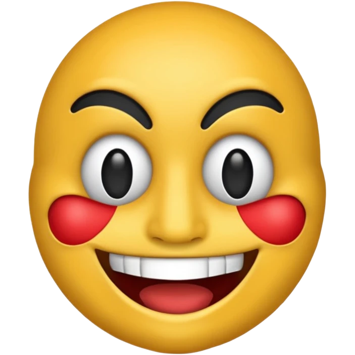 El emoji de la risa turbia con una máscara  emoji