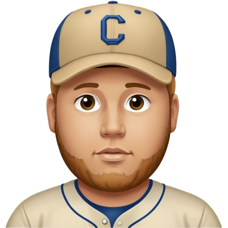 Luke Combs in a baseball cap  emoji