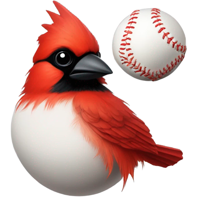 Baseball cardinal emoji