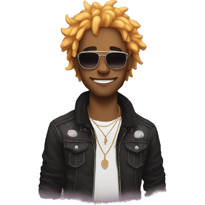 hell yeah cool punkrebel guy emoji
