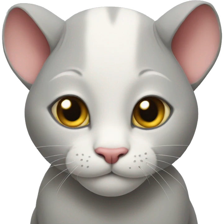 hybrid of cat and elephant emoji