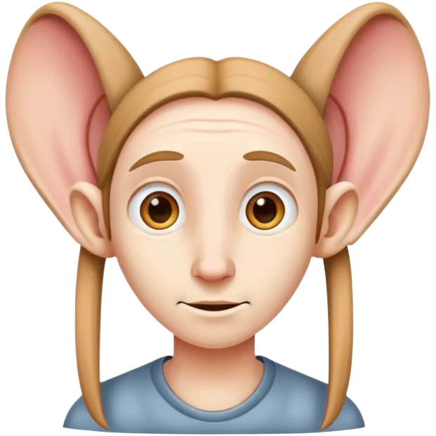 Character with very long ears emoji