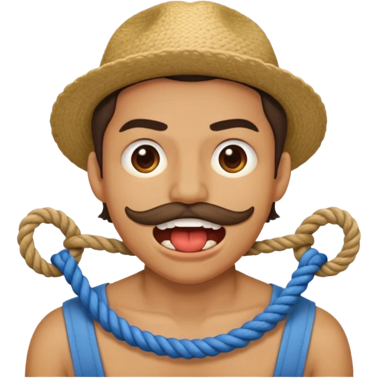Ağzına sicim emoji