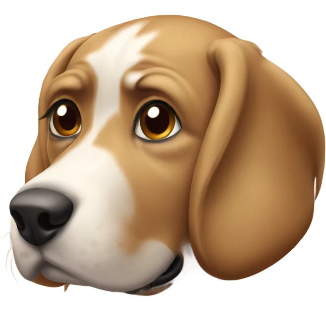 Dog listen música emoji