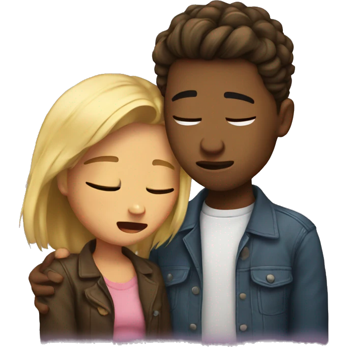 Love and cry  emoji