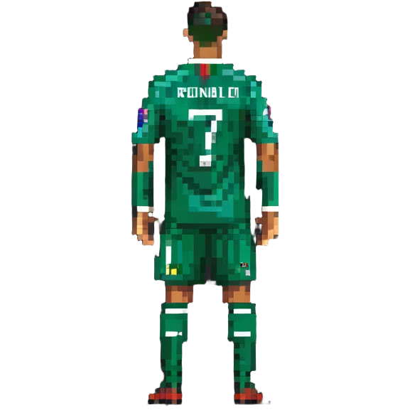 Cristiano Ronaldo, famous soccer player emoji