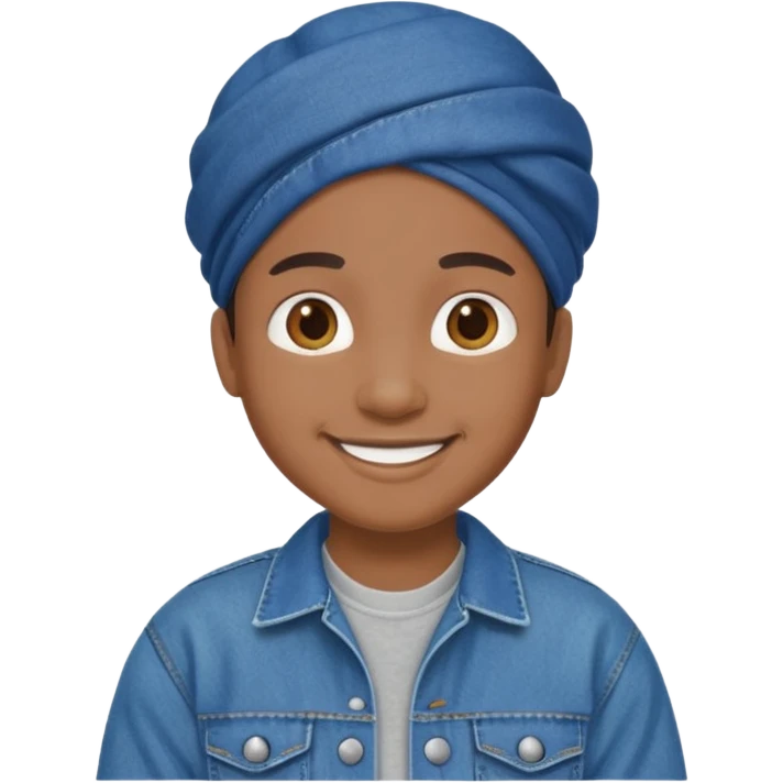 Cholos ropa azul ancha emoji