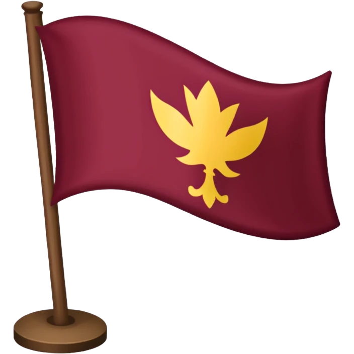Bandera color vino emoji
