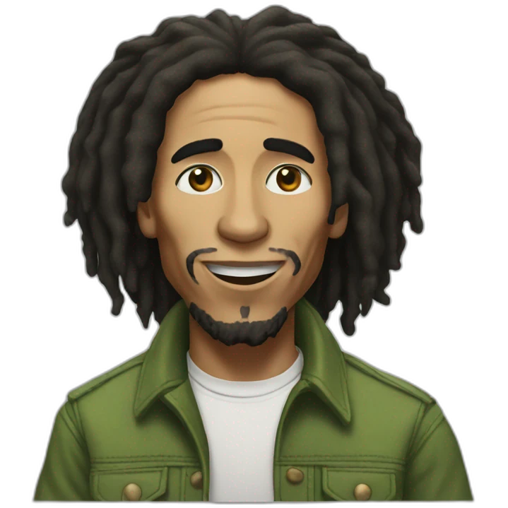 bob marley emoji