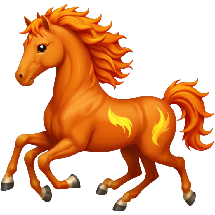 fire horse emoji