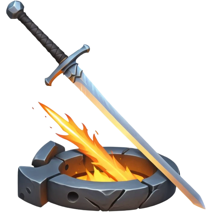 forging sword emoji