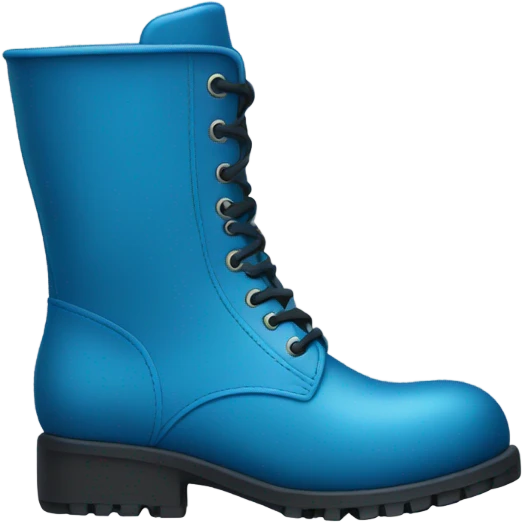 a large blue boot for woman emoji