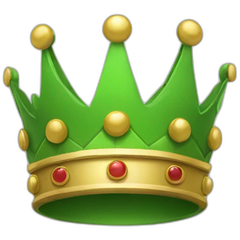 green crown emoji