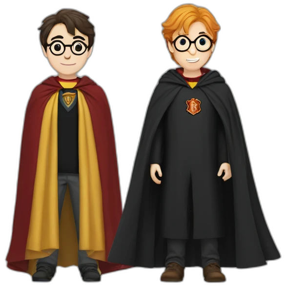 Harry Potter and a cape emoji