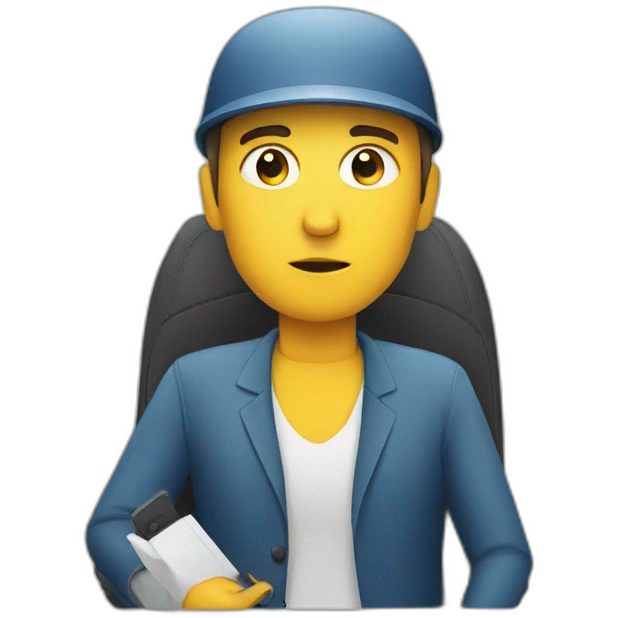 distracted driver emoji