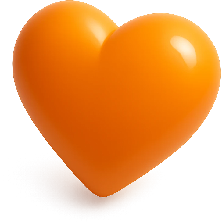 shiny and bold pink heart 3D emoji style emoji