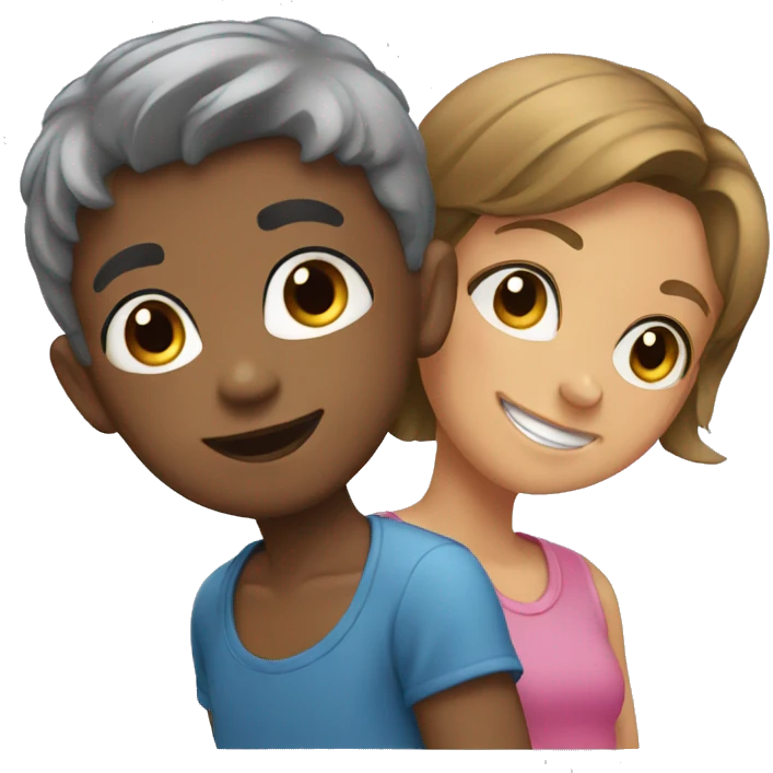 Boy with girls  emoji