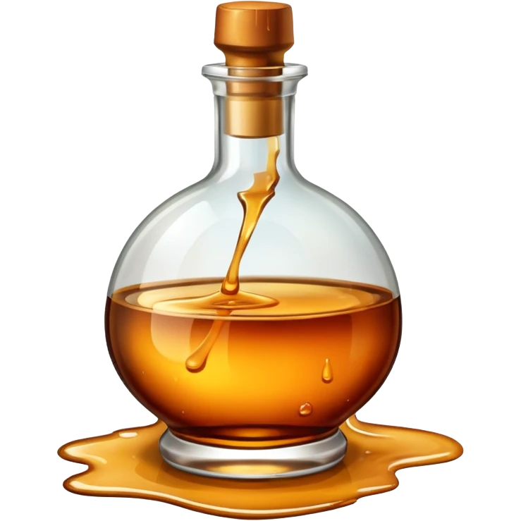 spilled bottle of brendy emoji