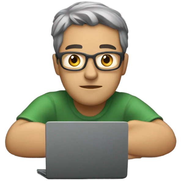 working on a computer  emoji