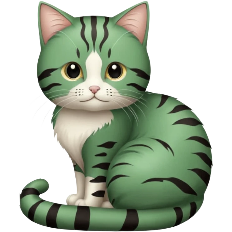 стикер авокадо с лицом, который задумался emoji