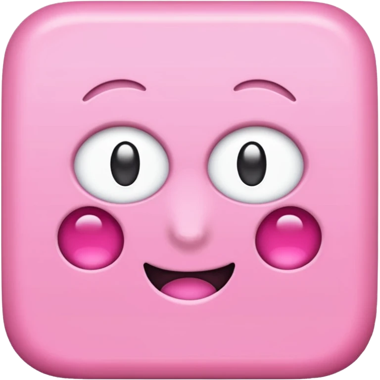 Pink Square emoji