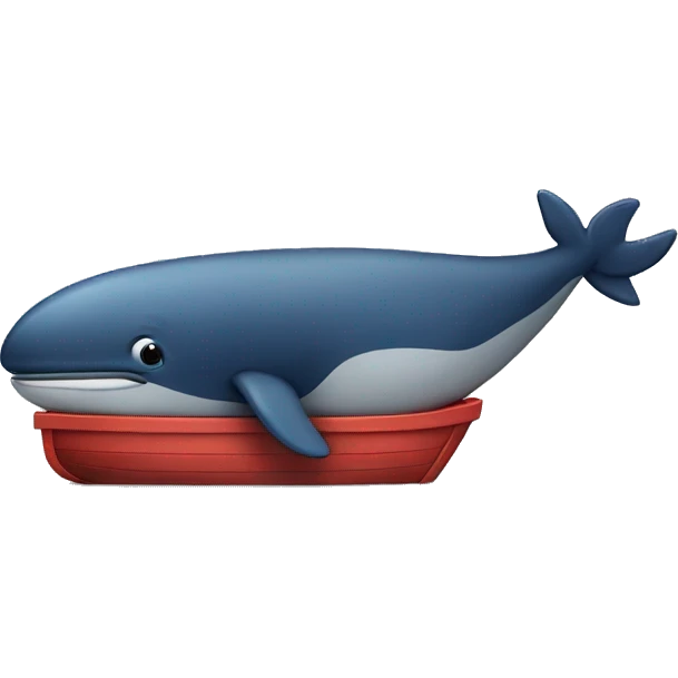 a docker whale that is thinking emoji