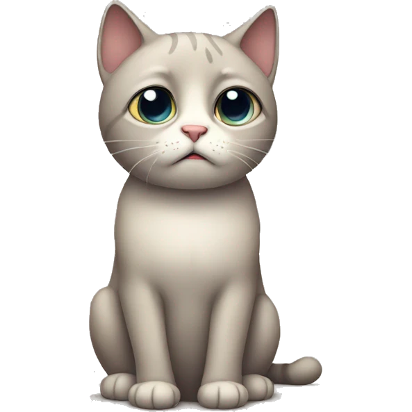 sad cat emoji