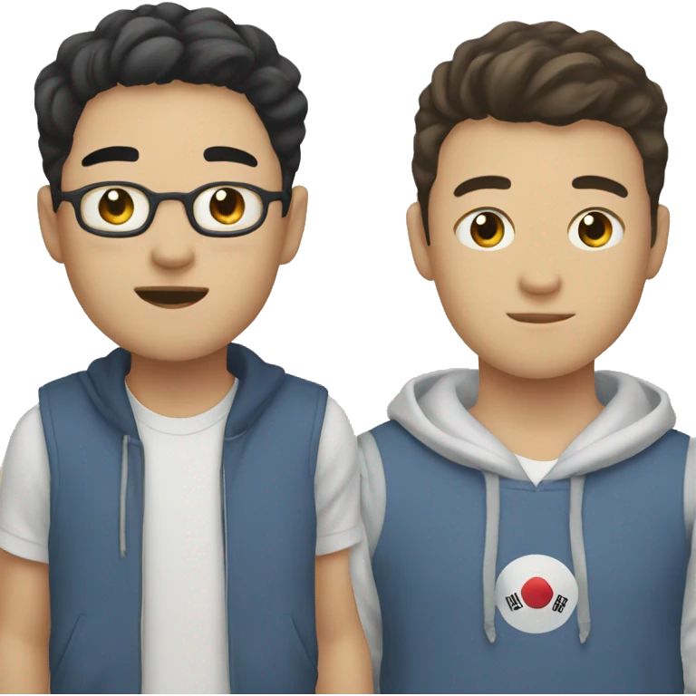 me and my korean bro emoji