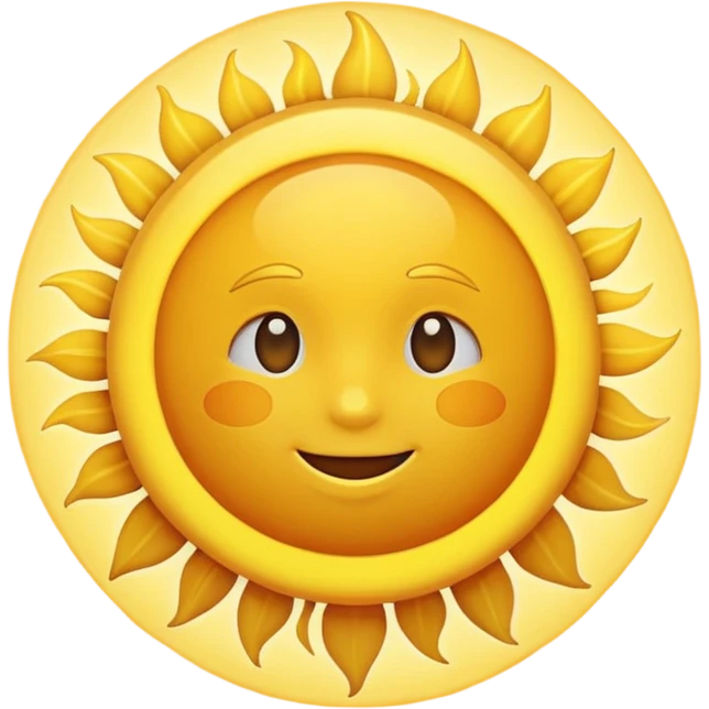 Sun emoji