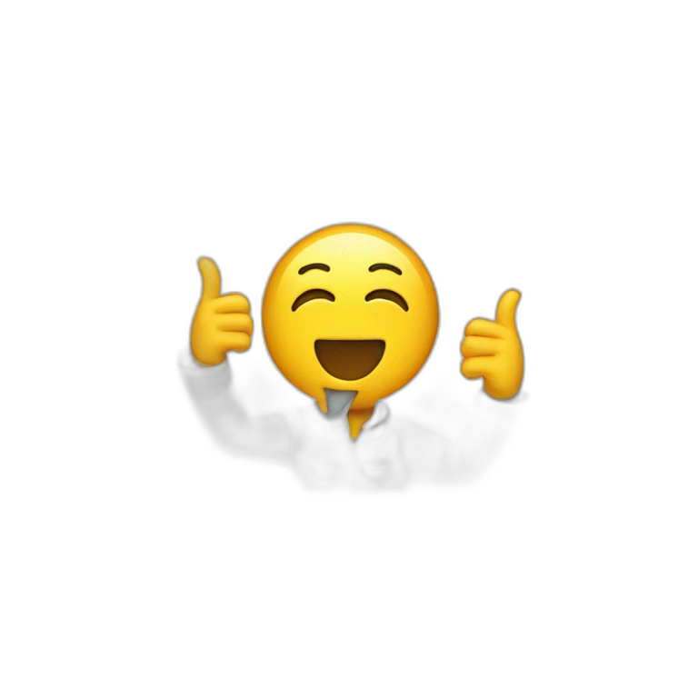 Un gas qui fait un dab emoji