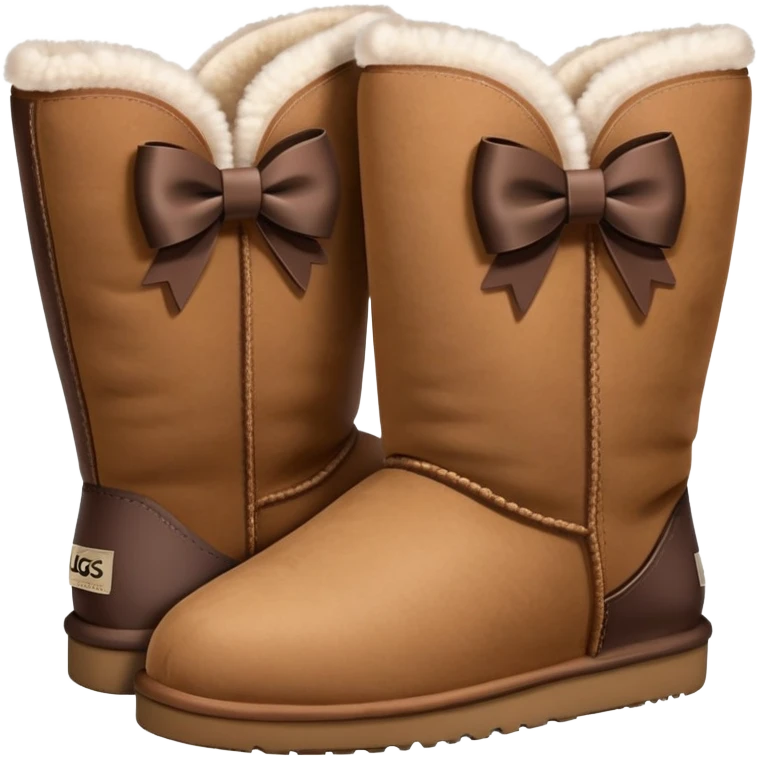 UGGs with bows on them emoji