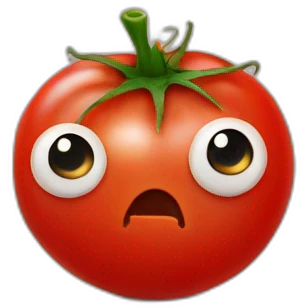 tomato with googly eyes emoji