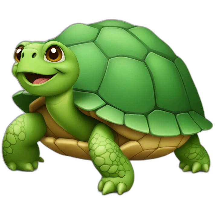 Tortue sur l'outre emoji