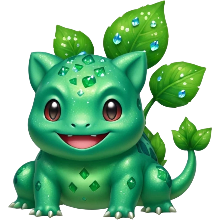 glitter pokemon bulbasaur emoji