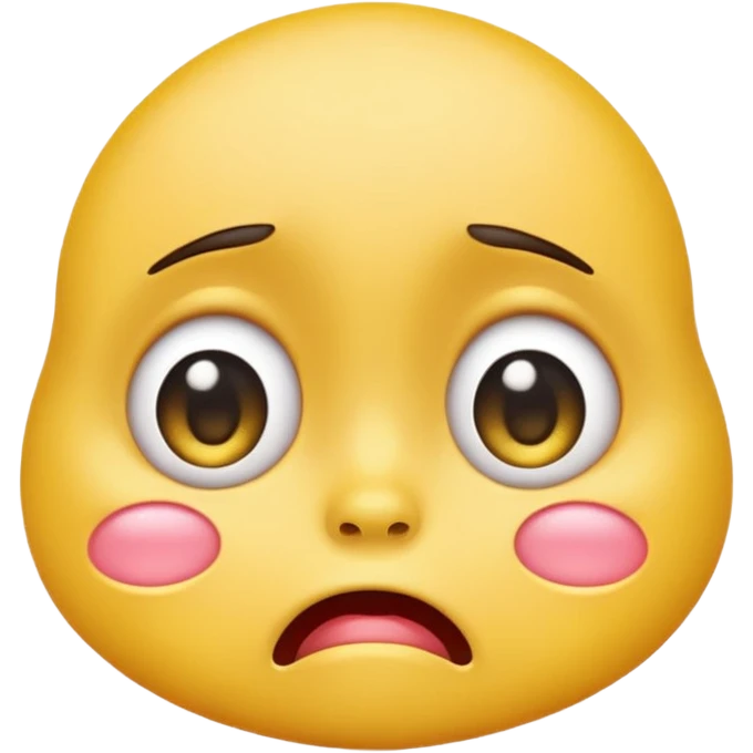 Crying embarrassed emoji emoji