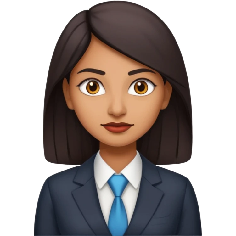 Mean and snarky Indian woman who is a product manager at a Gen AI company emoji