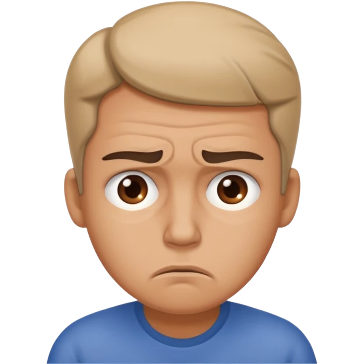 Stressed emoji
