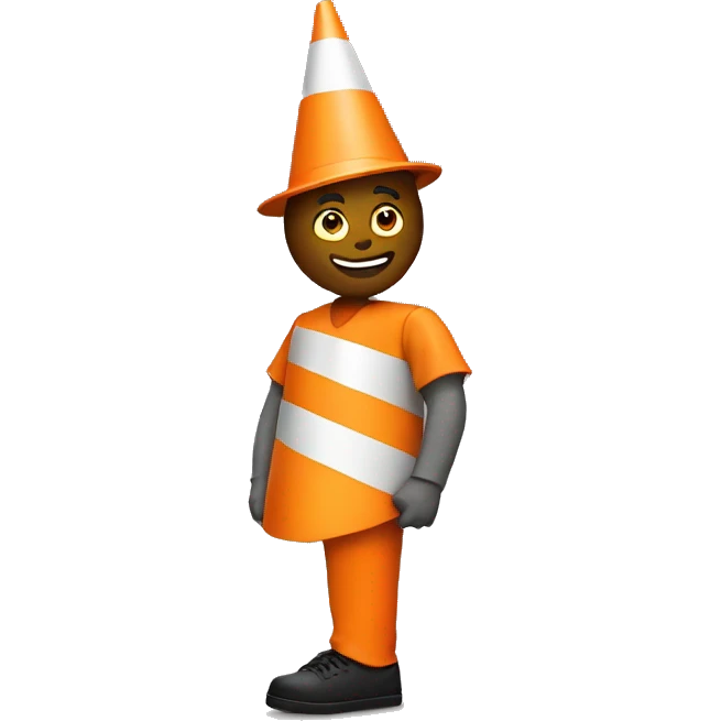 STREET CONE MAN emoji