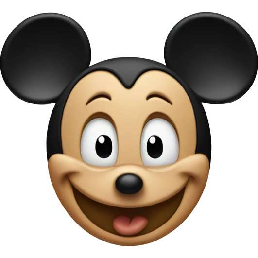 Mickey mouse emoji