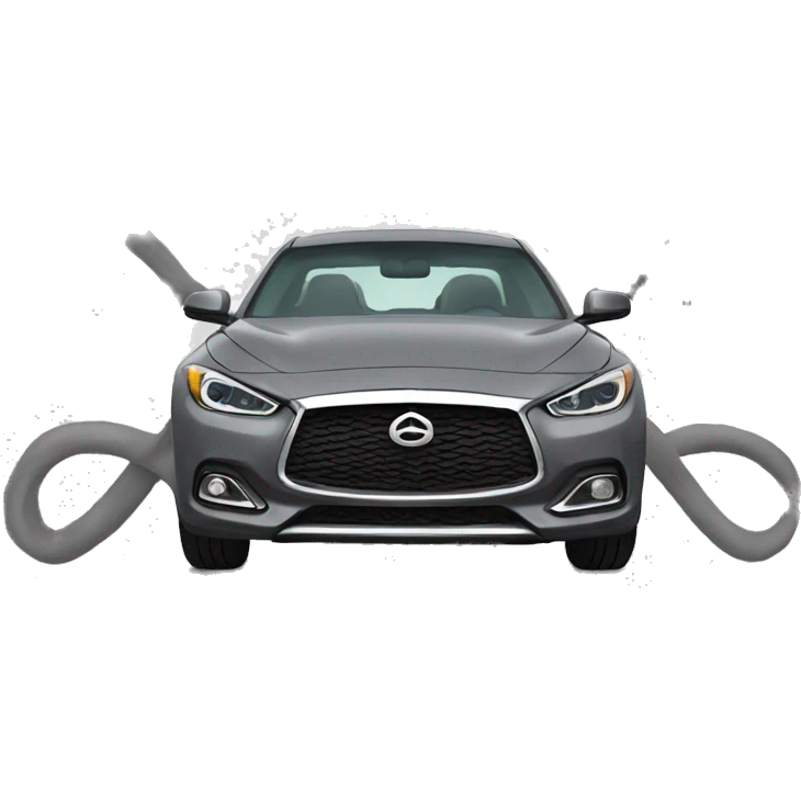 Grey infinity car emoji