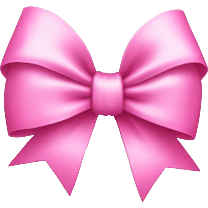 pink bow emoji