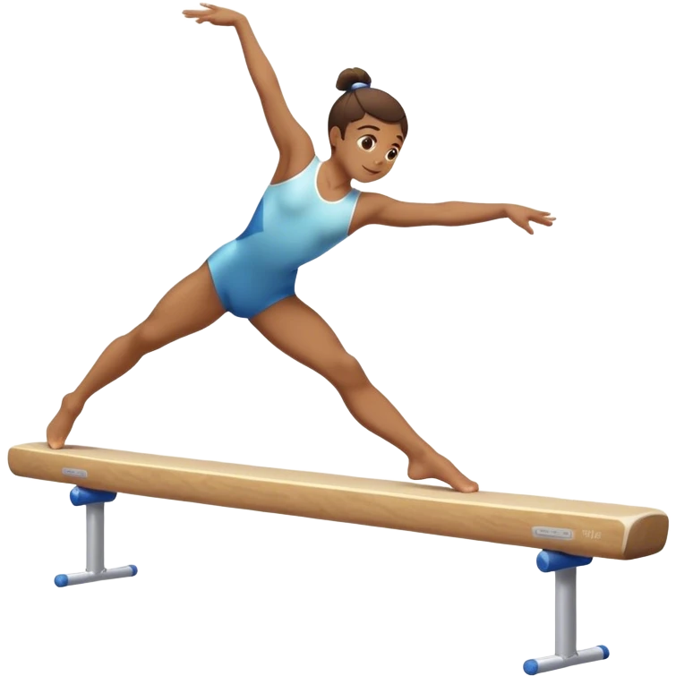 balance beam gymnastics  emoji