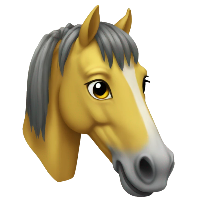 yellow horse emoji