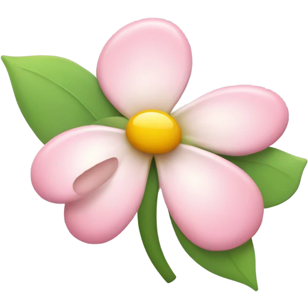 Flower blowing kisses  emoji