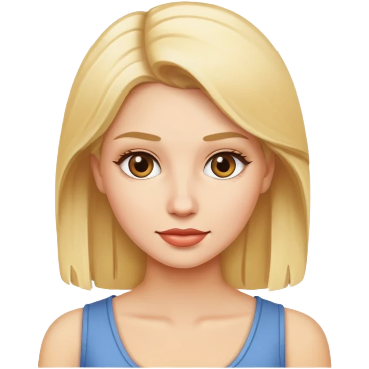 Блондинка  emoji