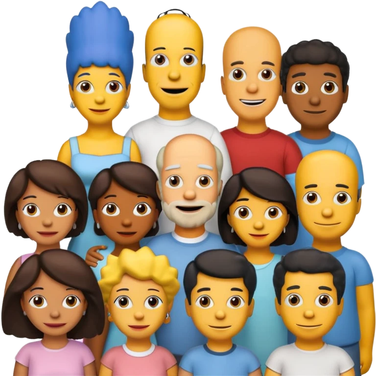 the simpsons, Different every character. emoji